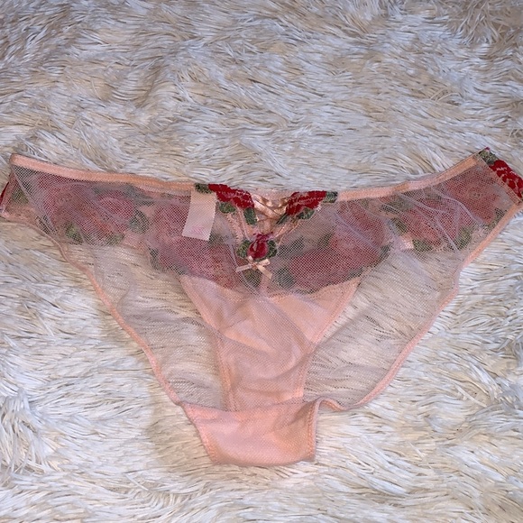 Victoria’s Secret Pink Embroidered Set Size 36D - Picture 6 of 7